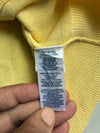 Chaps V-Neck Knit Sweater – Pastel Yellow (XL)