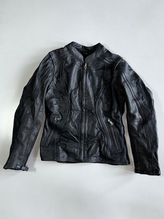 Bilt Perforated Riding Gare Motorcycle Racing Jacket (Paded)(XS)