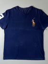 Polo Ralph Lauren Big Pony #3 Crew Neck T-Shirt – Navy Blue (XL)