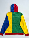 Vintage Jordan Multicolour Colour Block Terry Pullover Hoodie (L/XL)
