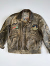 ZUltra Premium Vintage RARE Flight Jacket Pure Leather (L)