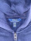 Polo Ralph Lauren Navy Zip-Up Hoodie w/ Pony Logo  (M)