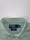 Polo by Ralph Lauren “Andrew” Classic Fit Striped Shirt – Green/White, (XL)
