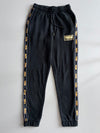 Puma Sportswear Collection Joggers Black Gold Logo Taped Sweatpants  (W:27) (L:40)