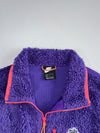 Nike Sportswear Club Fleece Sherpa Vest Purple Orange Colorblock (M)