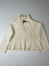Polo Ralph Lauren Cable Knit Cropped Sweater – Cream Women’s  (S)