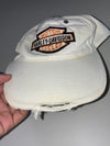 Harley-Davidson White Bar & Shield Cap (Adjustable)