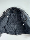 Vintage German Echtes Leder Black Double Rider Leather Biker Jacket (S)