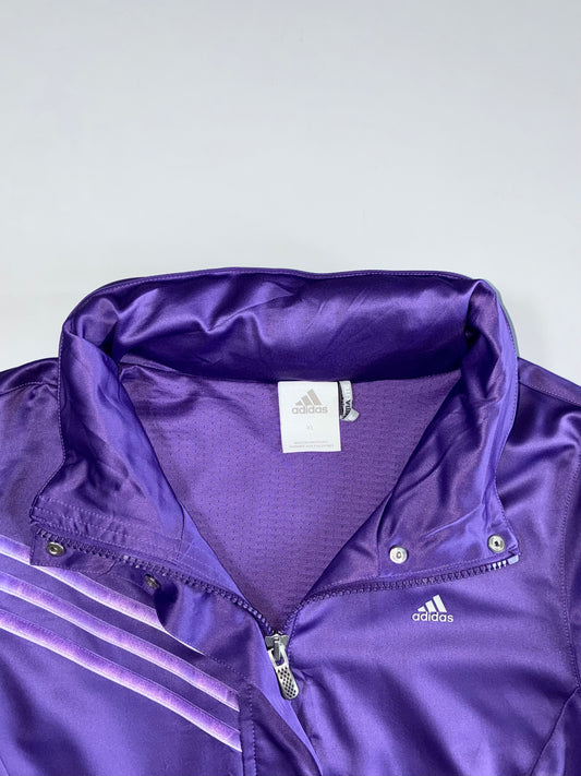 Adidas Purple (Hidden Cap)Track Jacket  (S)