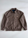 Jaguar Reversible Plaid & Navy Harrington Jacket (M/L)