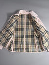 Burberry Quilted Jacket – Blush Pink, House Check Lining, Made in England women’s (L)