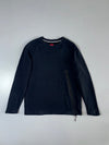 Nike Tech Fleece Zip-Pocket Crewneck Navy (L)