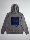 The North Face Grey Climber Logo Hoodie with Contrast Navy Stitching (M/L)