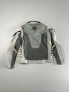 Duhan | Grey White Mesh Riding Jacket (S)
