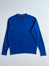 Tommy Hilfiger Royal Blue Pima Cotton Cashmere Crewneck Sweater (L)