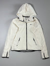 Nike Storm-Fit Women's Full-Zip Hoodie Jacket — White Black (S)