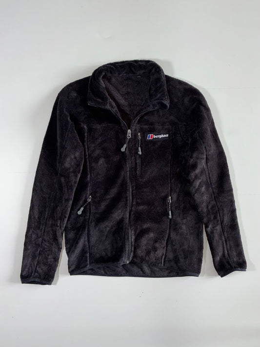 Berghaus High Pile Full-Zip Fleece Jacket – Black (S)