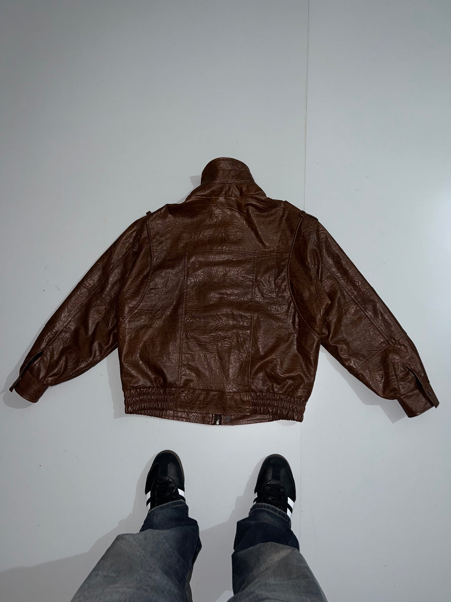 ZSuper Rare Vintage Original Leather Jacket (L)