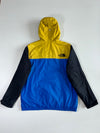 Vintage The North Face Yellow Blue Colorblock Insulated Anorak Jacket (2Xl)