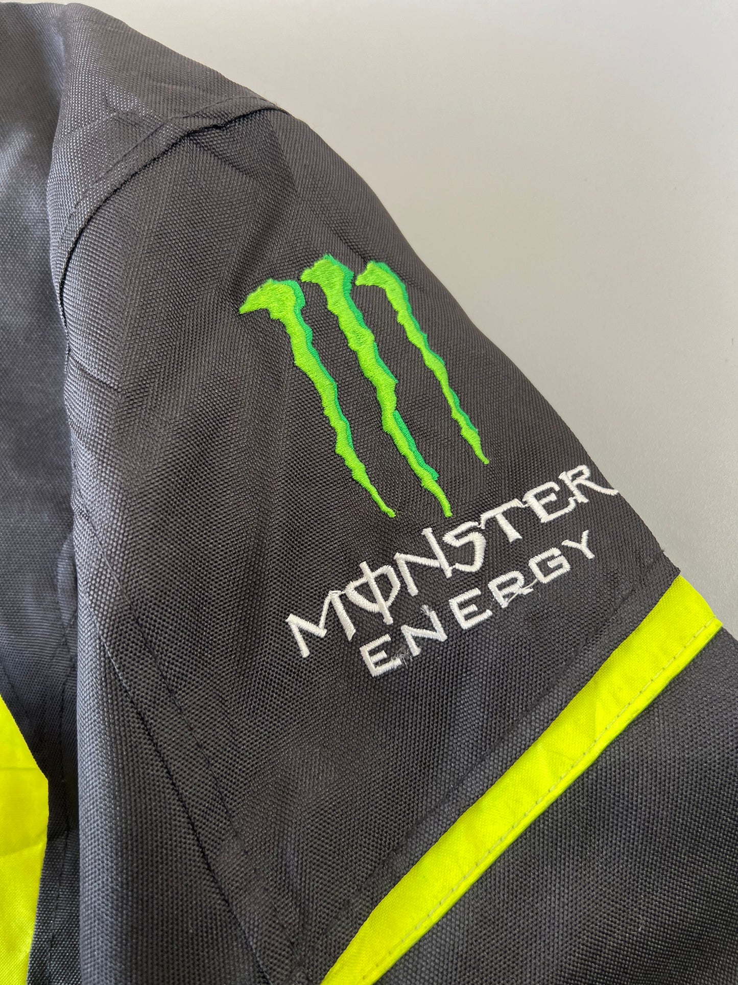 !                                                                                                                                                         Monster Original RARE Racing Jacket PADDED(Pads are removable) (L)