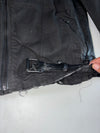 Be Edgy Deconstructed Distressed Leather Biker Jacket (M)