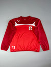 Puma AVF-WFV #17 Long Sleeve Football Training Top — Red/White (M)