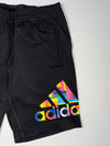 Adidas Pride Rainbow Logo Black Shorts (W:30) (L:19)