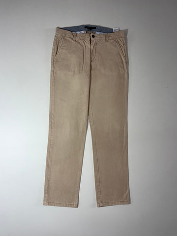 Tommy Hilfiger Khaki Chino Pants (W:34) (L:41)