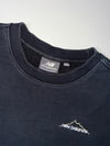 New Balance Black Washed Crewneck Sweatshirt – Mountain Logo  (S)