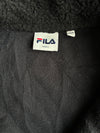 FILA Colorblock Sherpa Fleece Jacket – Black/Blue/Pink (S)
