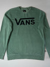 Vans Classic Logo Sage Green Crewneck Sweatshirt (M)