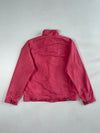 Tommy Hilfiger Faded Red Cotton Harrington Jacket – Plaid Lined (M)