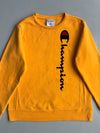 Champion | Script Crewneck Yellow | (S)