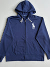 Polo Ralph Lauren Navy Big Pony Full-Zip Hoodie (2XL)