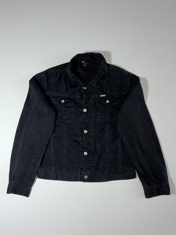 Diesel Classic Denim Trucker Jacket – Black (M)
