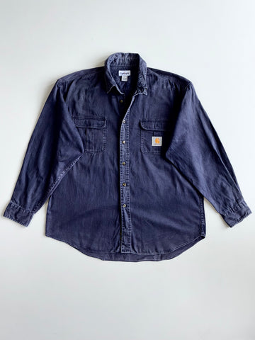 Carhartt Chore Shirt - Faded Navy Denim (XL/2XL)