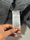 Polo Ralph Lauren Cable Knit Crewneck Sweater – Charcoal Grey (M)