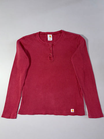 Carhartt Women's Ribbed Henley Long Sleeve Woman’s  (M)
