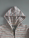 Nike Grey Striped Zip Hoodie (L)