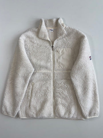 FILA Sherpa Fleece Full-Zip Jacket (XL)