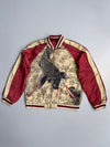 ZVintage Reversible Japanese Sukajan Koi Fish Bomber | Fully Embroidered RARE (M)