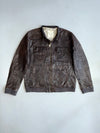 Vintage Campus Super Premium Original Pure Leather Jacket (XL)