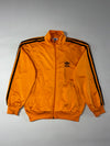 Vintage Adidas Track Jacket – Orange & Black  (S)
