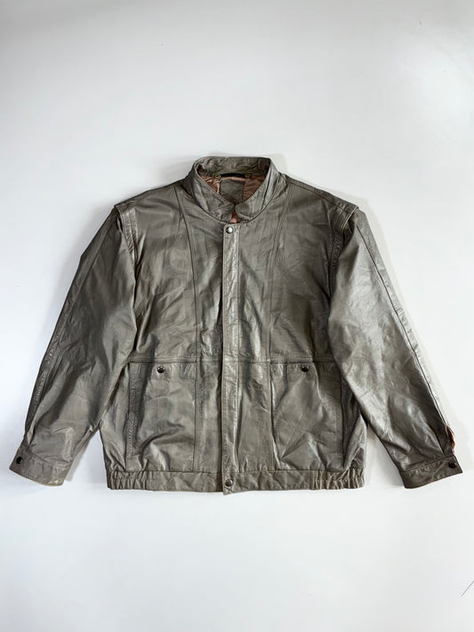 Etches Leather Premium Original Leather Jacket (L)