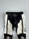 Vintage MGP x Berik Two-Piece Leather Racing Suit – White/Black/Gold  Padd with slider Jacket - (S)  (W:32 | L:38)