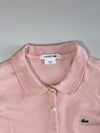 Lacoste Long Sleeve Piqué Polo Shirt – Pastel Pink (Size (XS/S)
