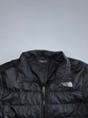 The North Face Hybrid Quilted Front Fleece Panel Full-Zip Jacket Black (L)
