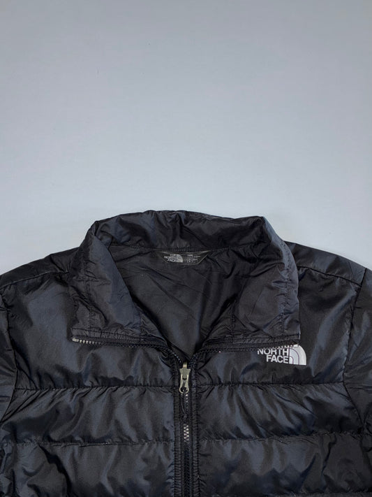 The North Face Hybrid Quilted Front Fleece Panel Full-Zip Jacket Black (L)