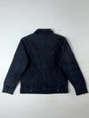 Levi's Black Denim Padded Zip-Up Work Jacket  (M)