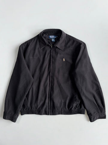Polo Ralph Lauren Black Harrington Jacket (L/XL)